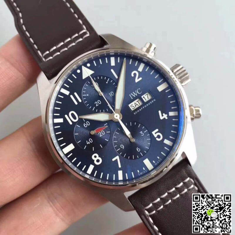 Replica IWC Pilot Chronograph IW377714 ZF Factory Men Watches 1:1 Best Edition Swiss ETA7750