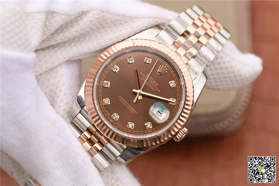 Replica R01ex Datejust M126331-0004 1:1 Best Edition EW Factory Brown Dial