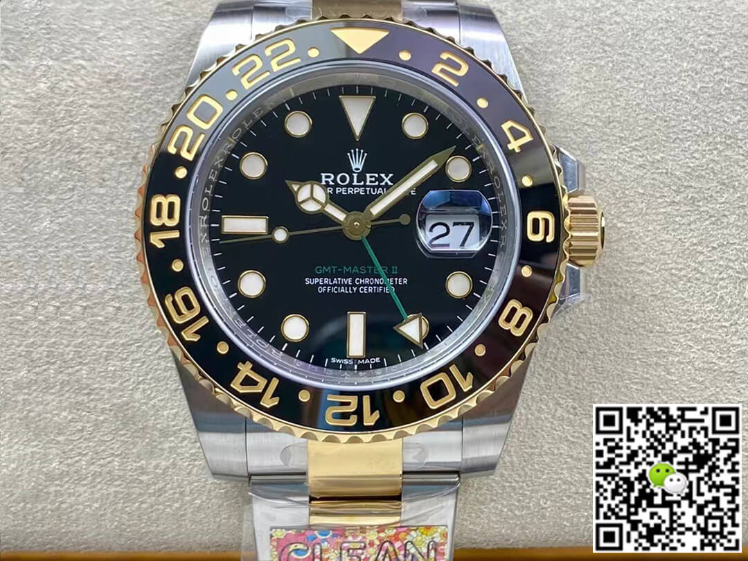 Replica R01ex GMT Master II 116713-LN-78203 1:1 Best Edition Clean Factory Black Dial