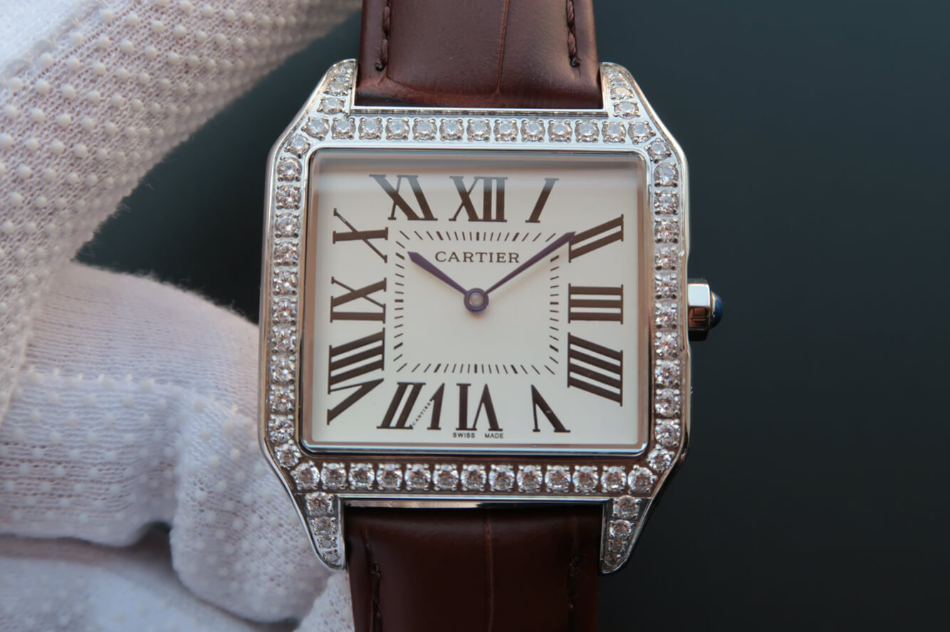 Ca*t1er Watch Rep Santos WH100651