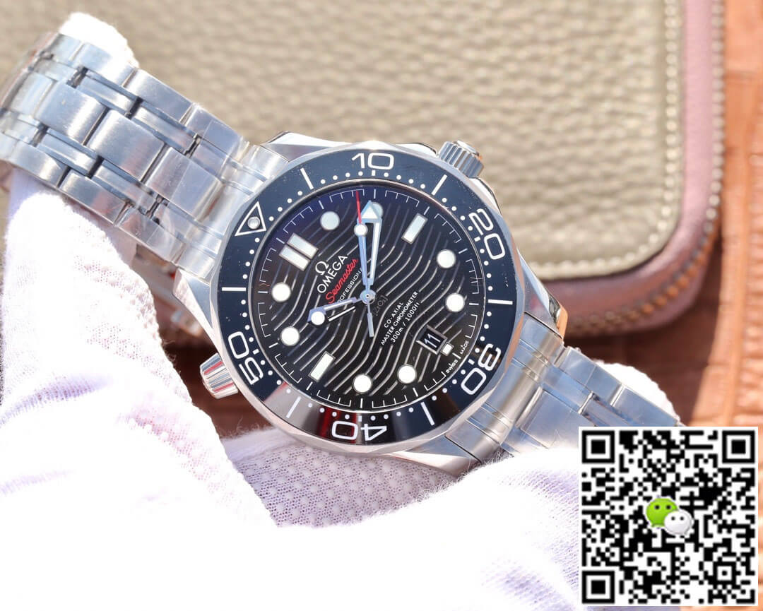 Replica 0me*ga Seamaster Diver 300M 210.30.42.20.01.001 1:1 Best Edition VS Factory Black Dial