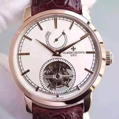 Vacheron C0nstan1n Replica Patrimony Traditionnelle Tourbillon 89000 1:1 Best Edition Swiss ETA2260 White Dial