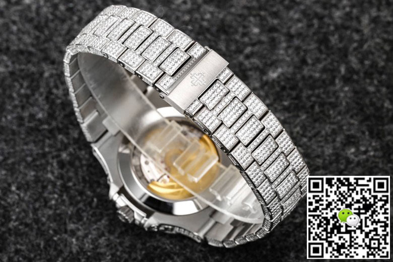 Replica Pat*k Phi1i*pe Nautilus 5726 1:1 Best Edition R8 Factory Gypsophila D1am0nd White Dial