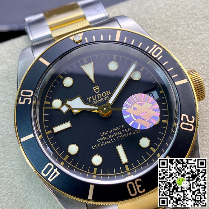 TUDOR Replica Heritage Black Bay M79733N-0002 ZF Factory 1:1 Best Edition Swiss ETA2824-2 Two Tone Stainless Steel Bracelet