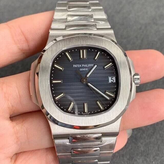 Replica Pat*k Phi1i*pe Nautilus 5711/1A-010 1:1 Best Edition PPF Factory V4 Blue Dial Swiss ETA324