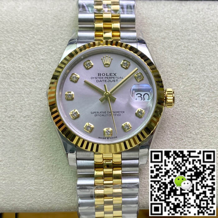 Replica R01ex Datejust M278273-0020 31MM 1:1 Best Edition EW Factory Silver Dial