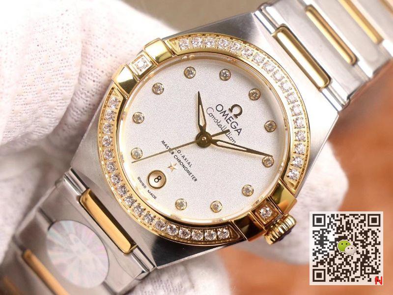 Replica 0me*ga Constellation 131.25.29.20.52.002 1:1 Best Edition 3S Factory V5 White dial Swiss NH05