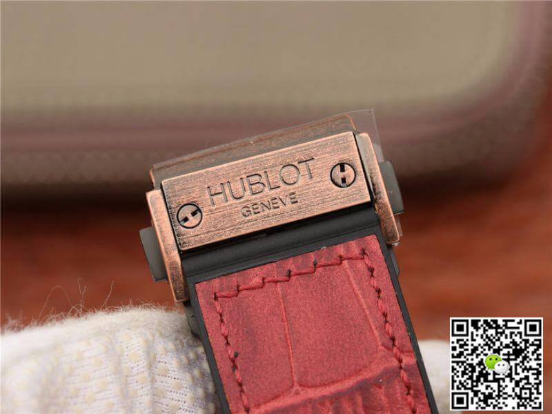 Replica Hublot Classic Fusion 511.OX.6670.LR.OPX17 JJ Factory 1:1 Best Edition Swiss ETA2892 Dark Red Gummy Strap