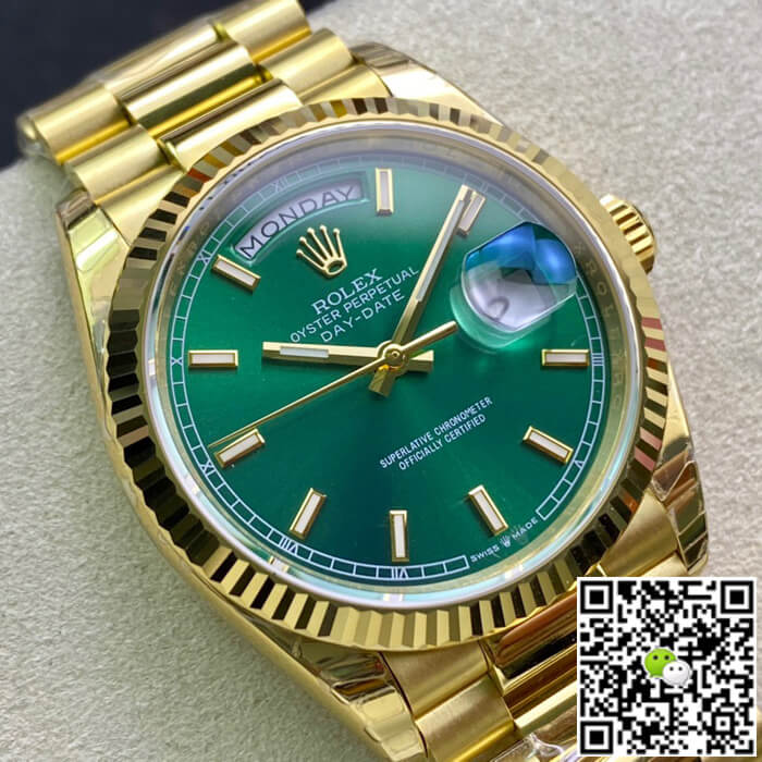 Replica R01ex Day Date 118238 1:1 Best Edition EW Factory Yellow Gold