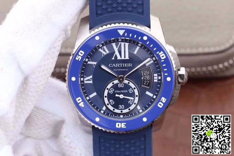 Replica Calibre De Ca*t1er Diver WSCA0011 JF Factory 1:1 Best Edition Swiss ETA2836-2