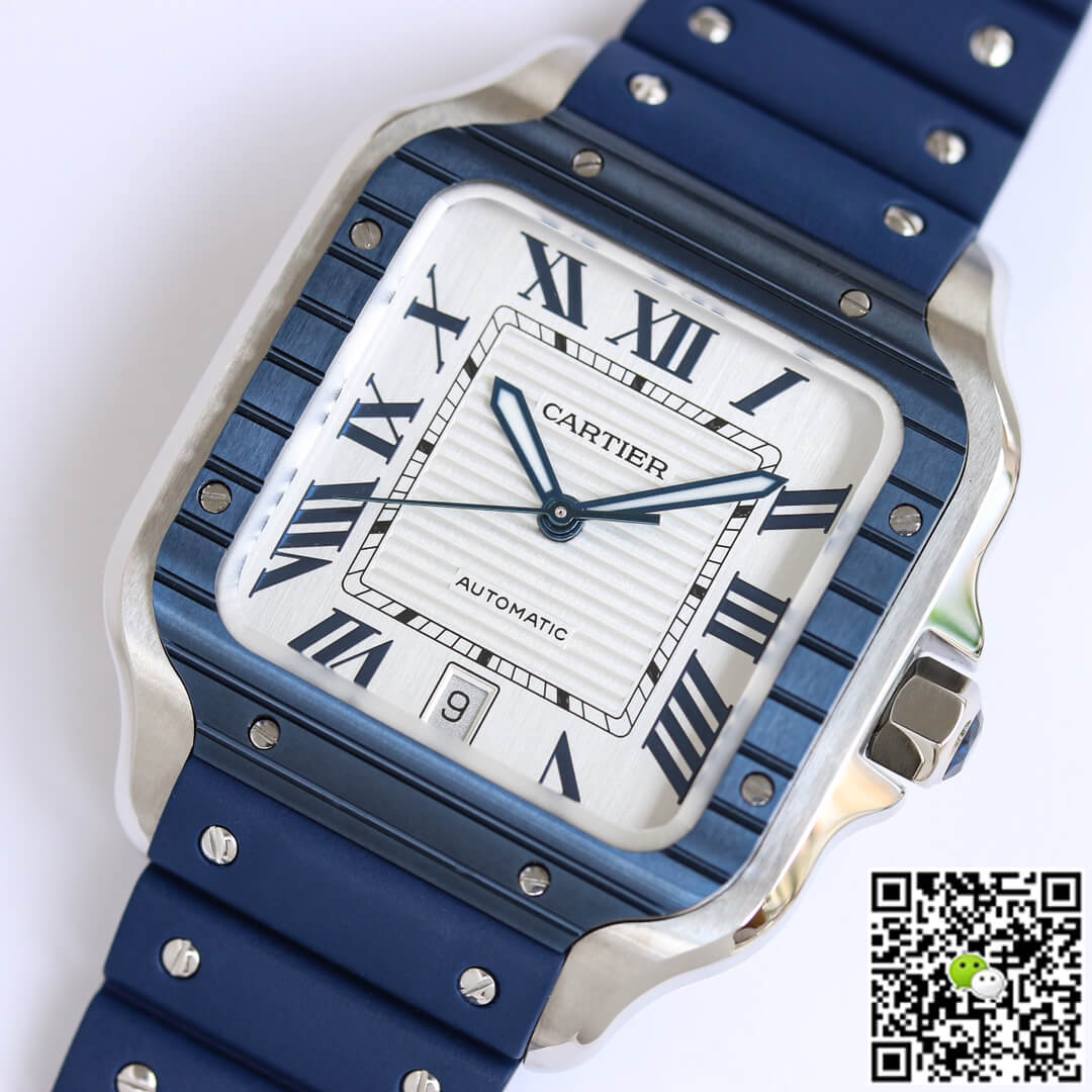 Replica Ca*t1er Santos 1:1 Best Edition GF Factory Rubber Strap