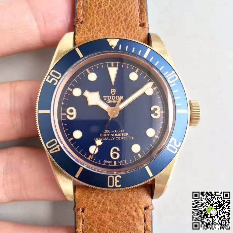 TUDOR Replica Heritage Black Bay M79250BM ZF Factory 1:1 Best Edition Swiss ETA2824-2 S*perlumed Dome-shaped Blue Dial