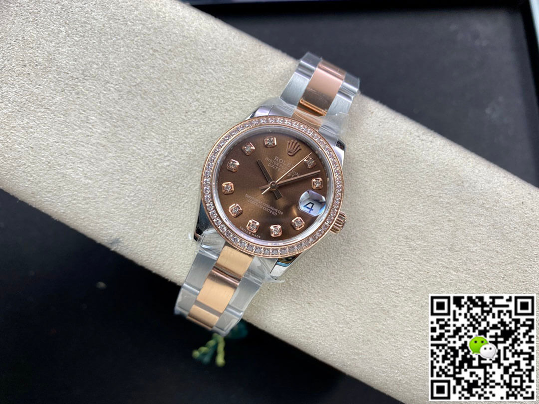 Replica R01ex Datejust M278381RBR-0027 31MM 1:1 Best Edition EW Factory Brown Dial