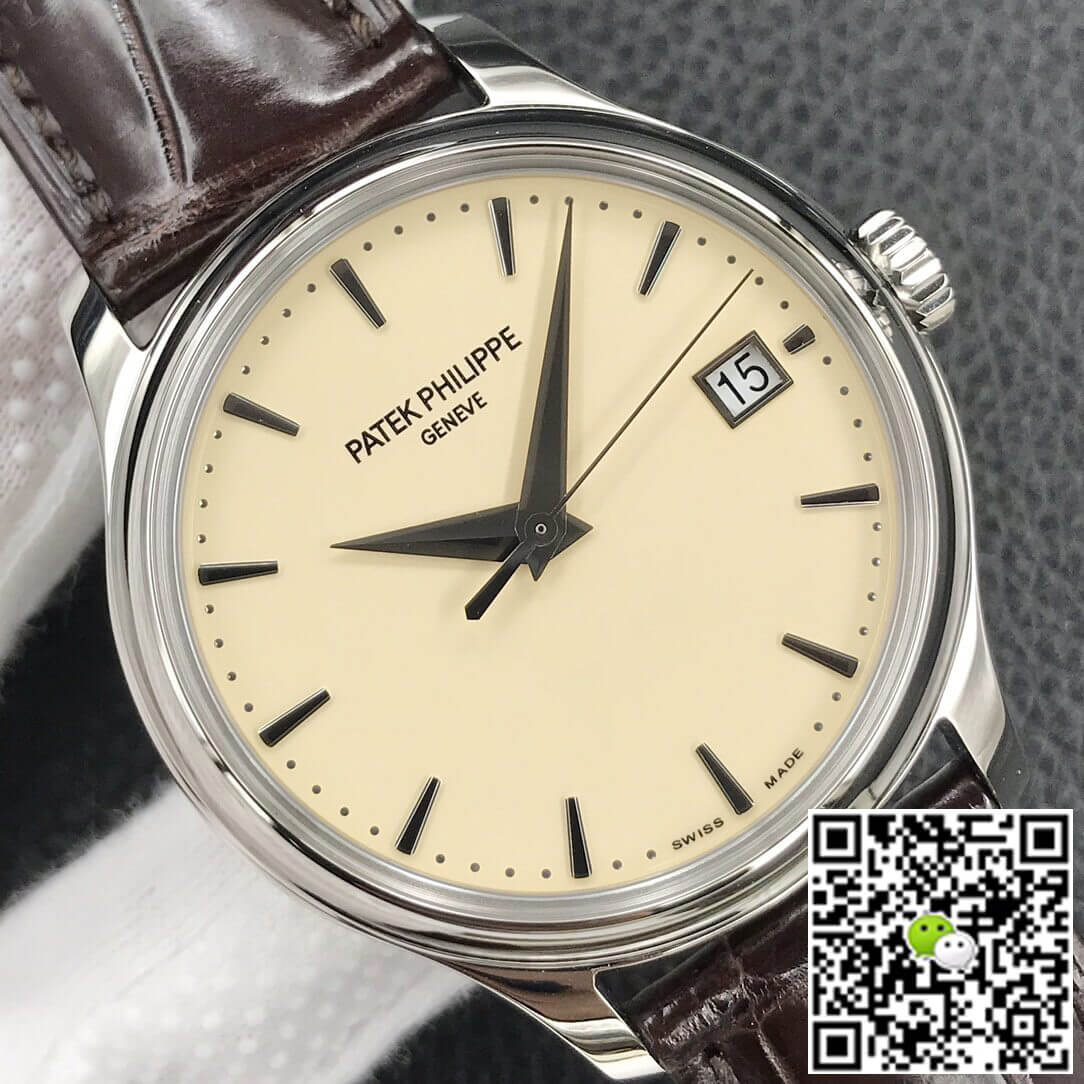 Replica Pat*k Phi1i*pe Calatrava 5227G-001 1:1 Best Edition 3K Factory Leather Strap