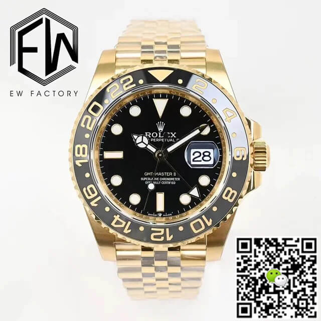 Replica R01ex GMT Master II M126718grnr-0001 1:1 Best Edition EW Factory Black Dial