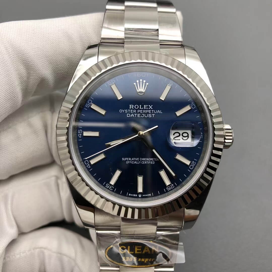 Replica R01ex Datejust M126334-0001 1:1 Best Edition Clean Factory Blue Dial