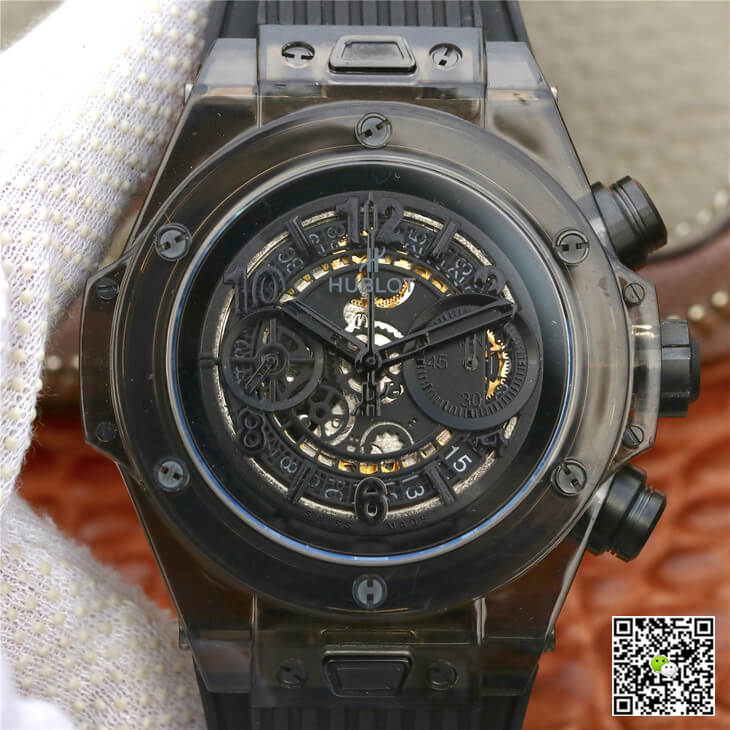 Replica Hublot Big Bang 411.JX.4802.RT 1:1 Best Edition Black Case Black Strap