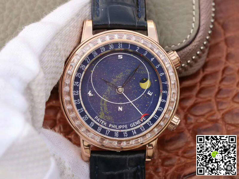 Replica Pat*k Phi1i*pe Grand Complications 6103P-001 TW Factory 1:1 Best Edition Swiss ETA240 Blue Dial