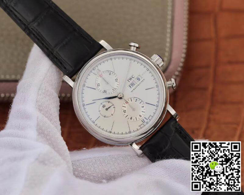Replica IWC Portofino Chronograph 42mm Multi-function IW391022 ZF Factory 1:1 Best Edition Swiss ETA7750 Silver Marker and Pointers