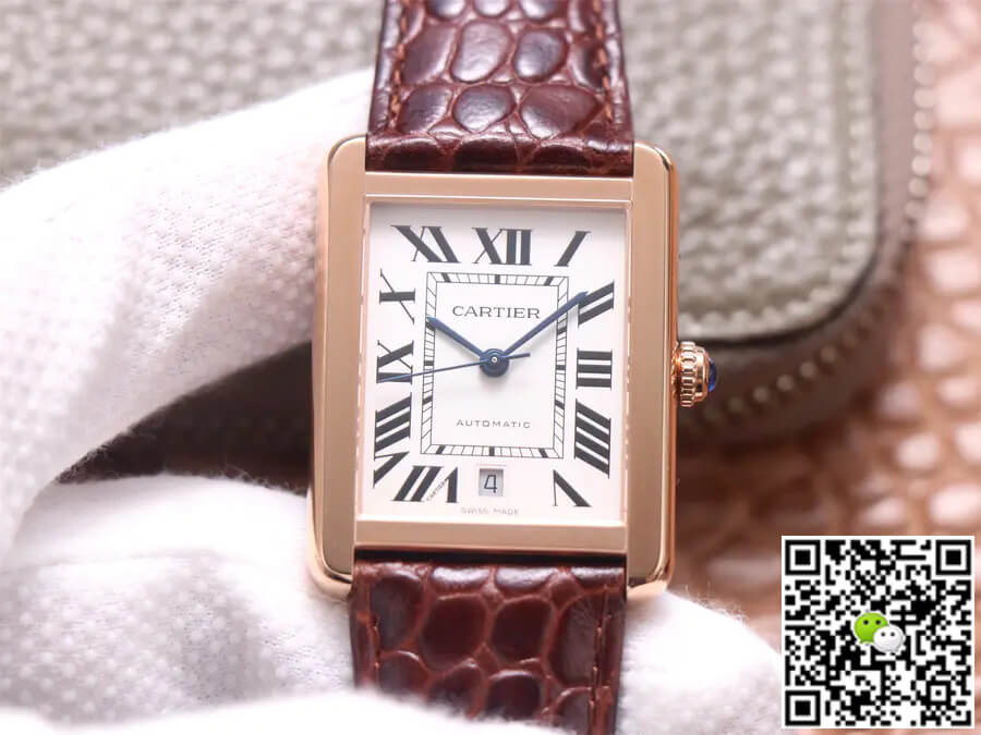 Replica Ca*t1er Tank W5200026 1:1 Best Edition V9 Factory Rose Gold