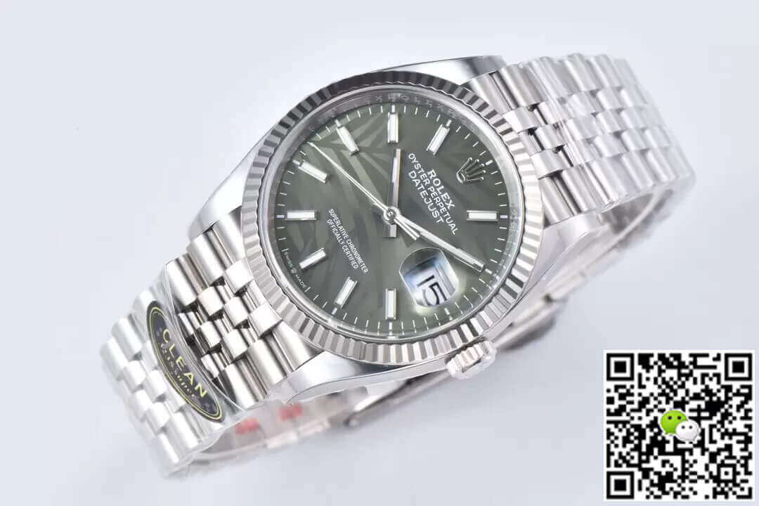Replica R01ex Datejust M126234-0047 36MM 1:1 Best Edition Clean Factory Green Dial