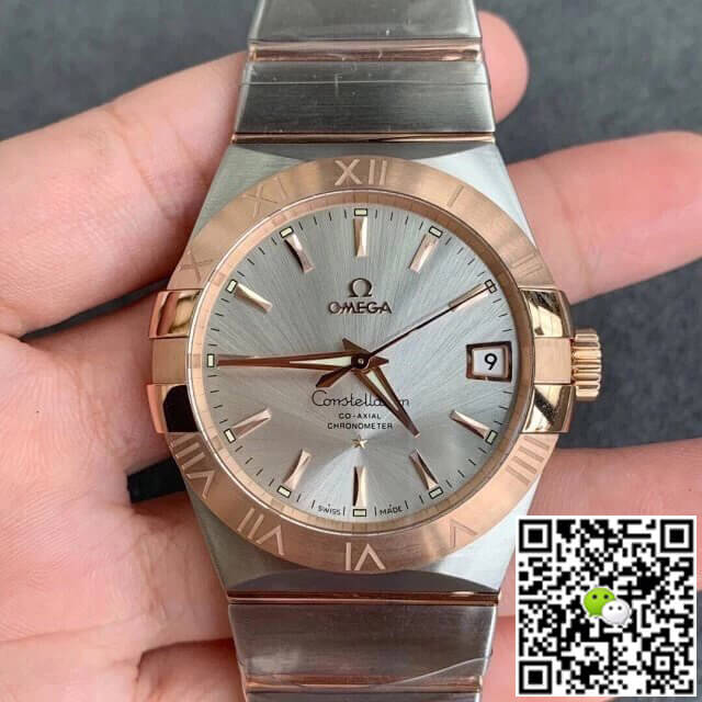 Replica 0me*ga Constellation 123.20.38.21.02.001 1:1 Best Edition VS Factory Silvery White Dial
