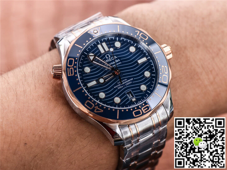 Replica 0me*ga Seamaster 210.20.42.20.03.002 1:1 Best Edition VS Factory Blue Dial
