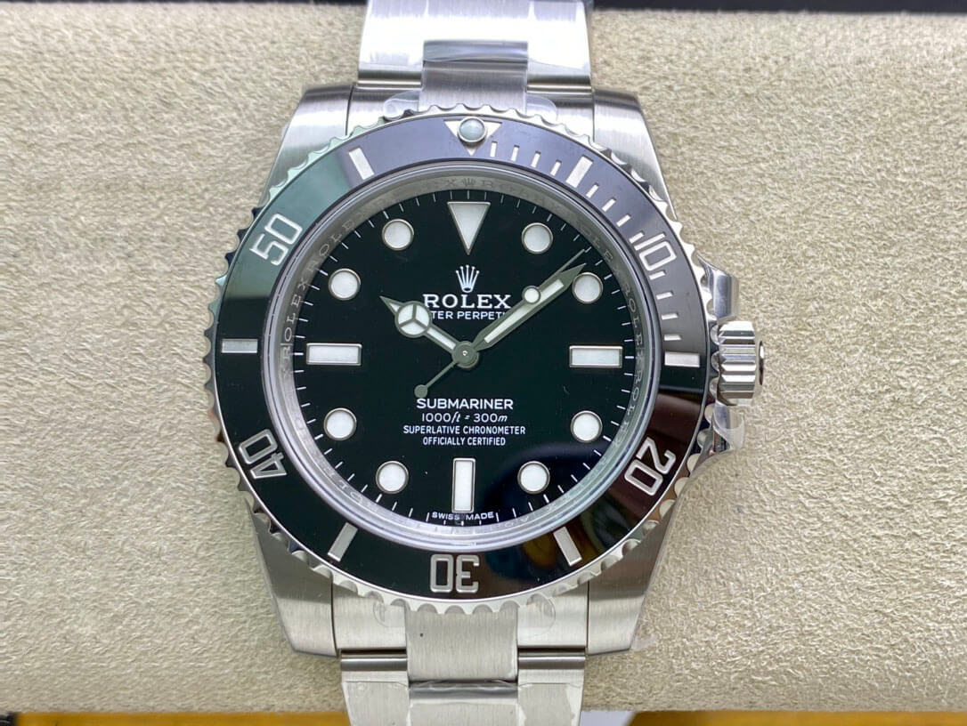 Replica R01ex Submariner 114060-97200 1:1 Best Edition VS Factory Black Bezel