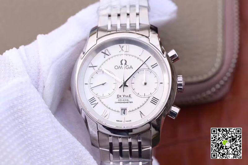 Replica 0me*ga De Ville Chronograph 42MM 431.10.42.51.02.001 OM Factory 1:1 Best Edition Swiss ETA9300 Stainless Steel Bracelet