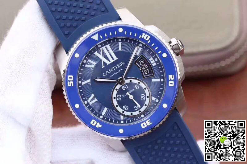 Replica Calibre De Ca*t1er Diver WSCA0011 JF Factory 1:1 Best Edition Swiss ETA2836-2