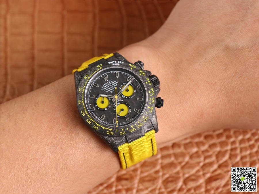 Replica R01ex Daytona Diw Retrofit Version 1:1 Best Edition WWF Factory Carbon Fiber Dial
