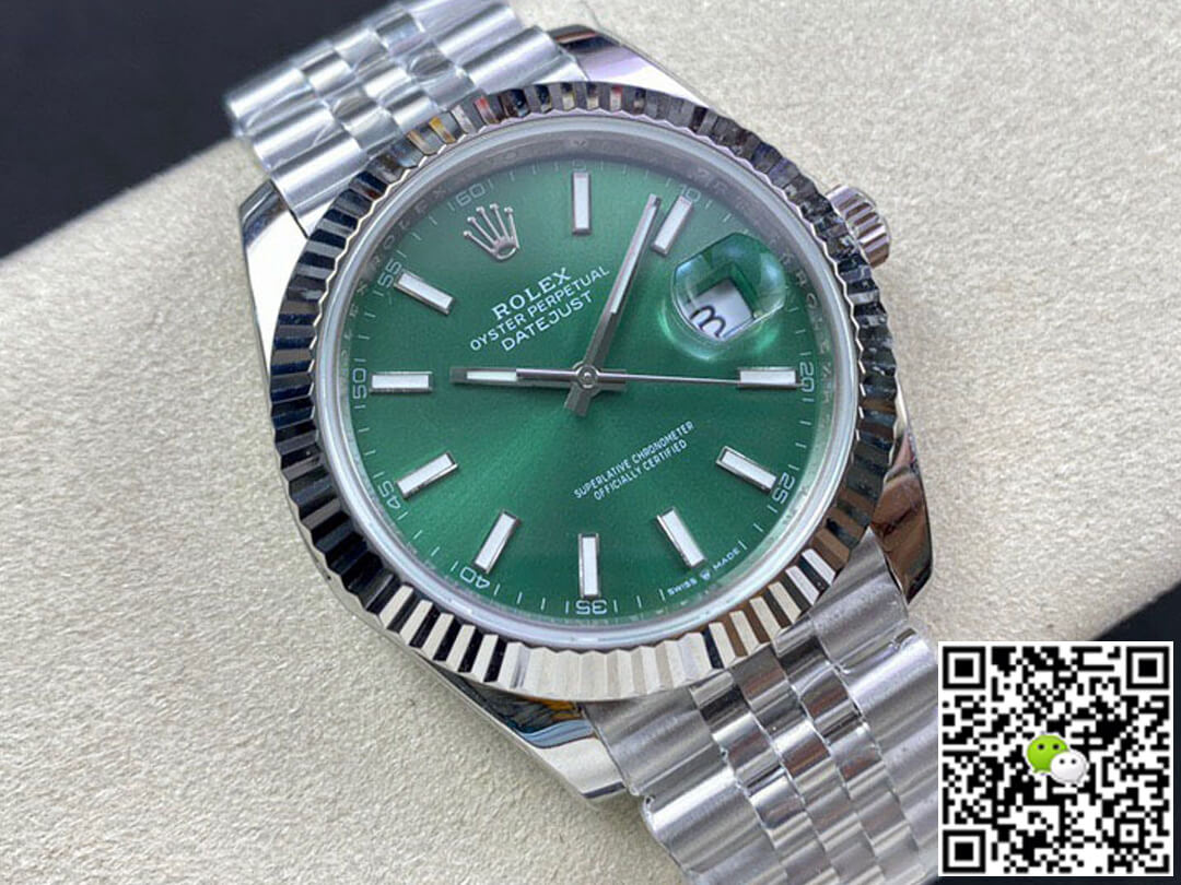 Replica R01ex Datejust M126334-0028 41MM 1:1 Best Edition EW Factory Green Dial