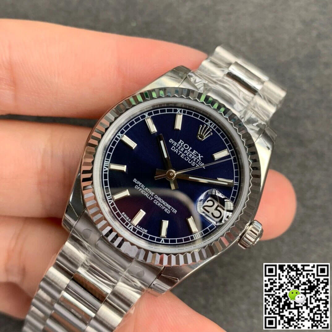 Replica R01ex Datejust M178274-0038 1:1 Best Edition GS Factory Blue Dial
