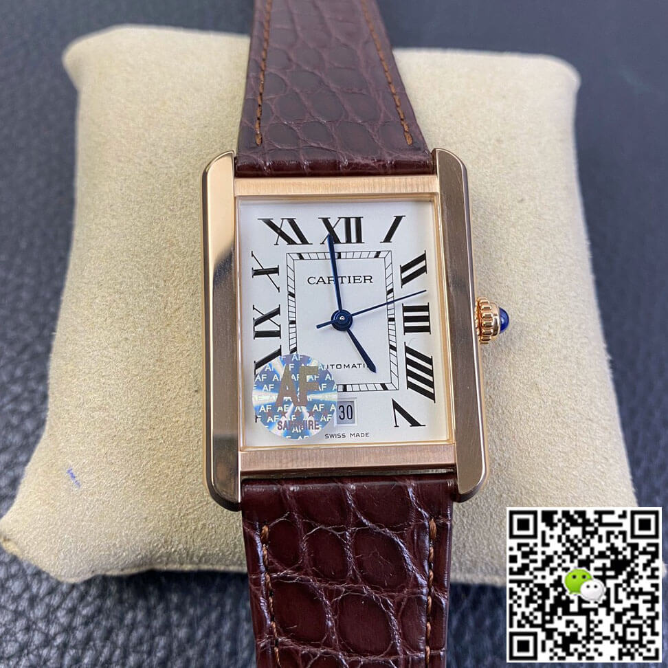 Replica Ca*t1er Tank W5200026 1:1 Best Edition AF Factory Rose Gold Case