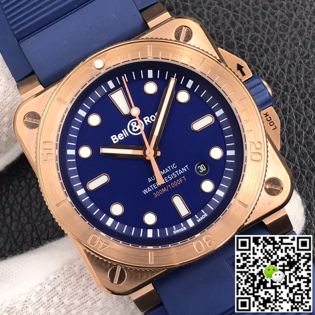 Replica Bell   Ross BR 03-92 1:1 Best Edition Blue Dial