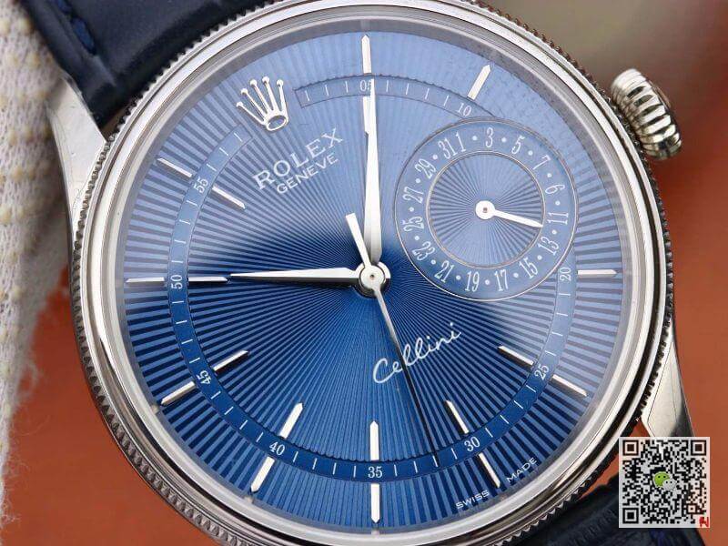 Replica R01ex Celini 50515 MKS Factory Mechanical Watches 1:1 Best Edition Swiss ETA2836 Black Leather Strap