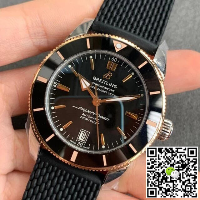 Breitling Replica S*perocean Heritage UB2010121B1S1 1:1 Best Edition GF Factory Rose Gold