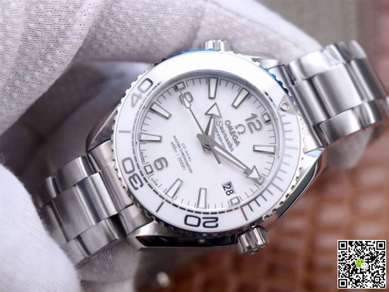 Replica 0me*ga Seamaster 215.30.40.20.04.001 Planet Ocean 600M 1:1 Best Edition VS Factory White Dial Swiss ETA8800