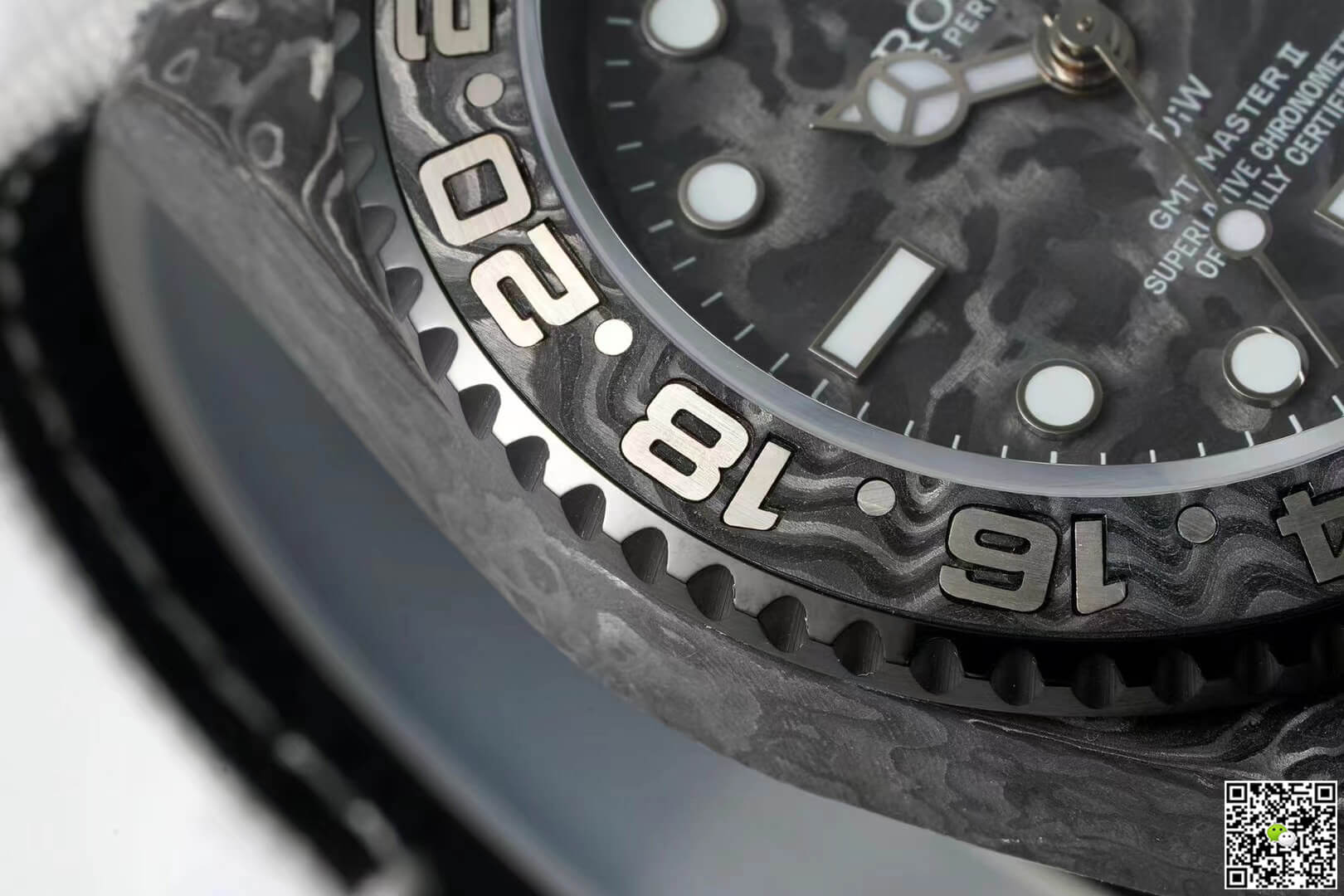 Replica R01ex GMT-MASTER II Diw 1:1 Best Edition Carbon Fiber Fabric Strap