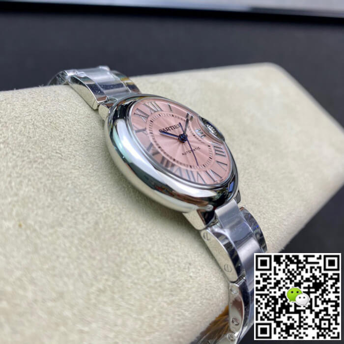 Replica Ballon Bleu De Ca*t1er 33MM W6920100 1:1 Best Edition V6 Factory Pink Dial