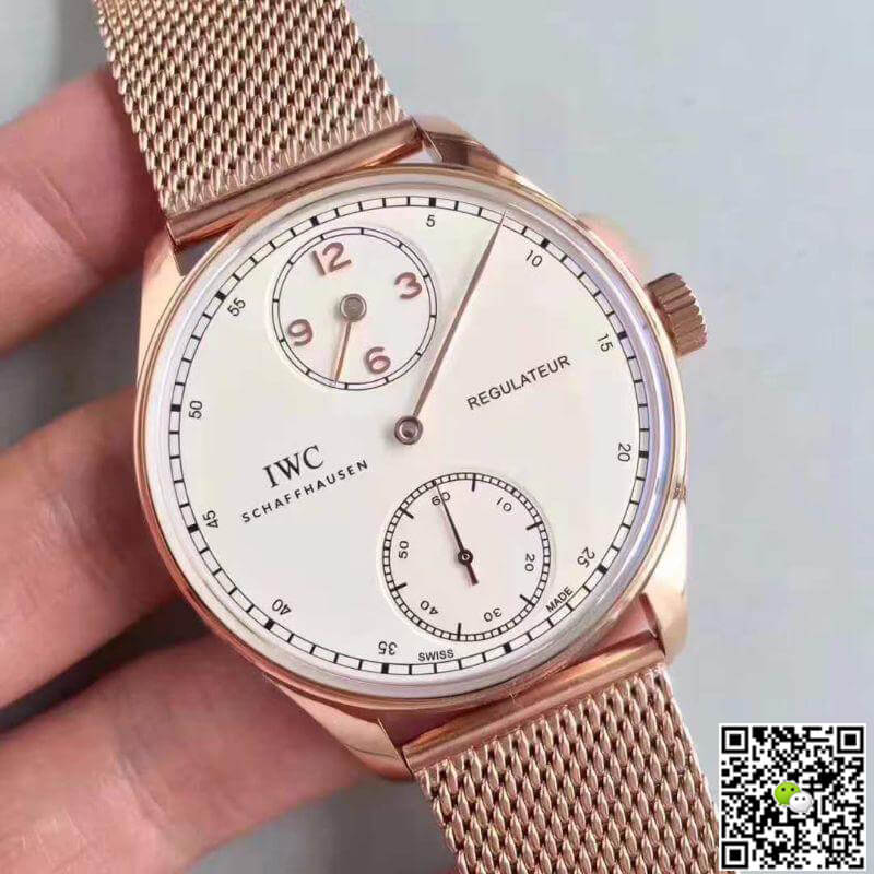 IWC Replica Portuguese IW544402 YL Factory 1:1 Best Edition Swiss ETA98245 White Dial