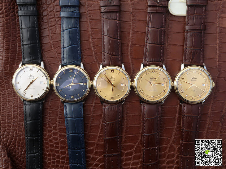 Replica 0me*ga De Ville 424.20.37.20.03.001 1:1 Best Edition TW Factory Yellow Gold