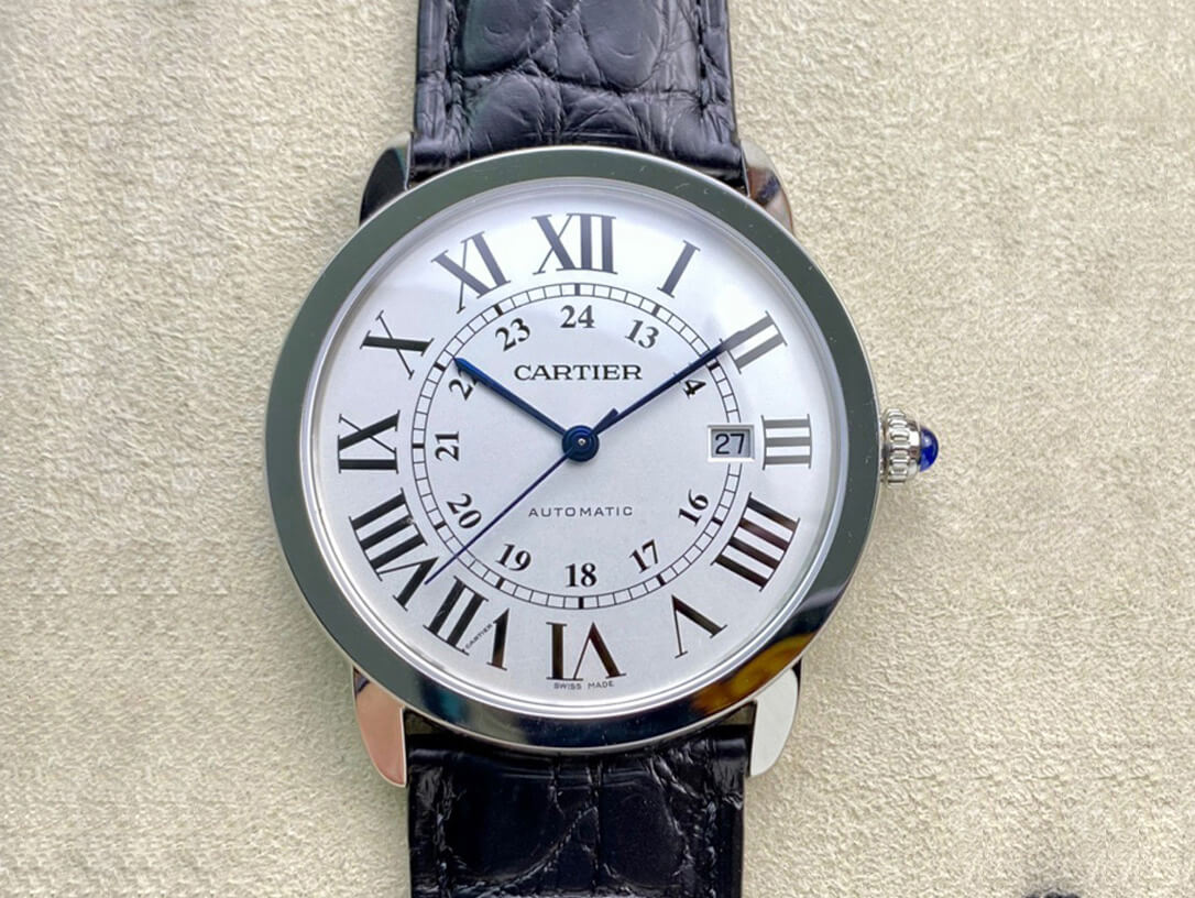Replica RONDE DE Ca*t1er W6701010 1:1 Best Edition AF Factory White Dial