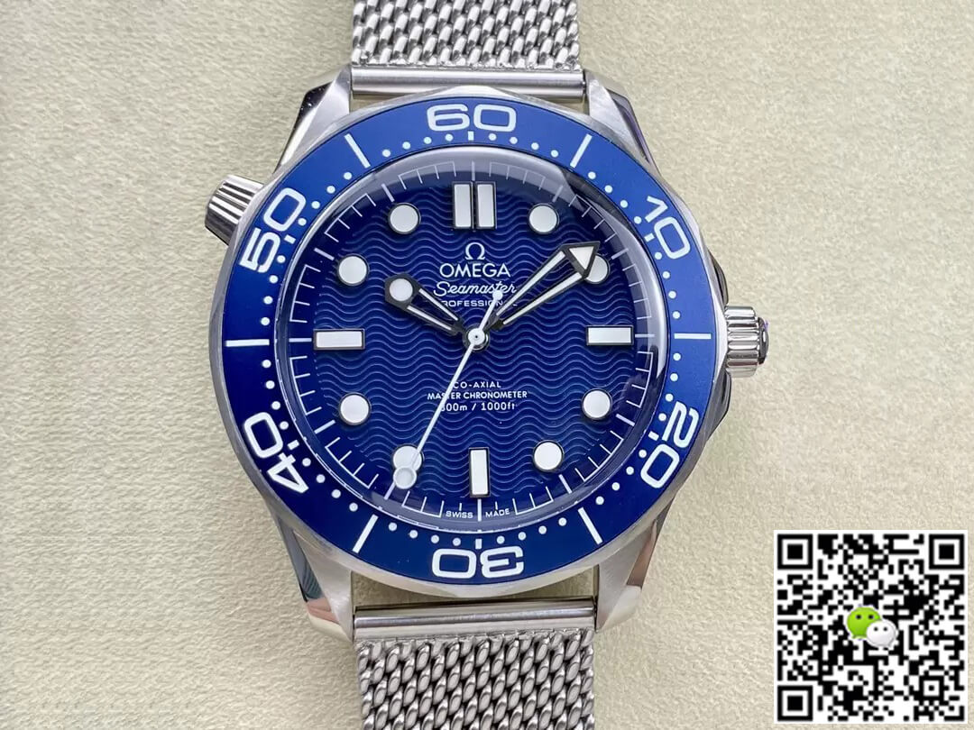 Replica 0me*ga Seamaster Diver 300M 210.30.42.20.03.002 1:1 Best Edition VS Factory Steel Strap