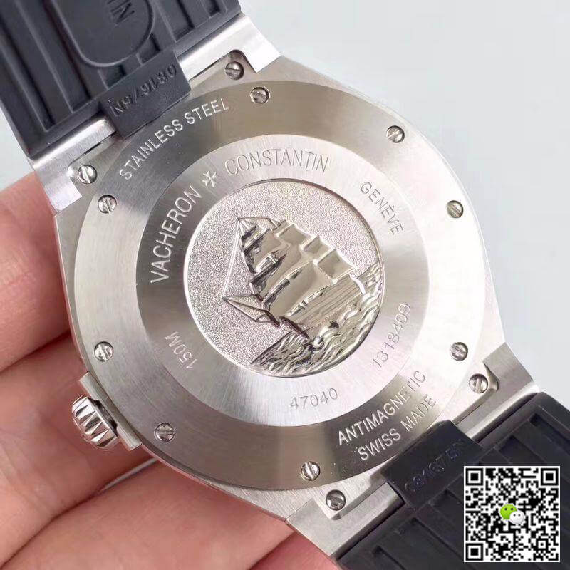 Vacheron C0nstan1n Replica Overseas 47040/000W-9500 JJ Factory 1:1 Best Edition Swiss ETA9015 Grey dial