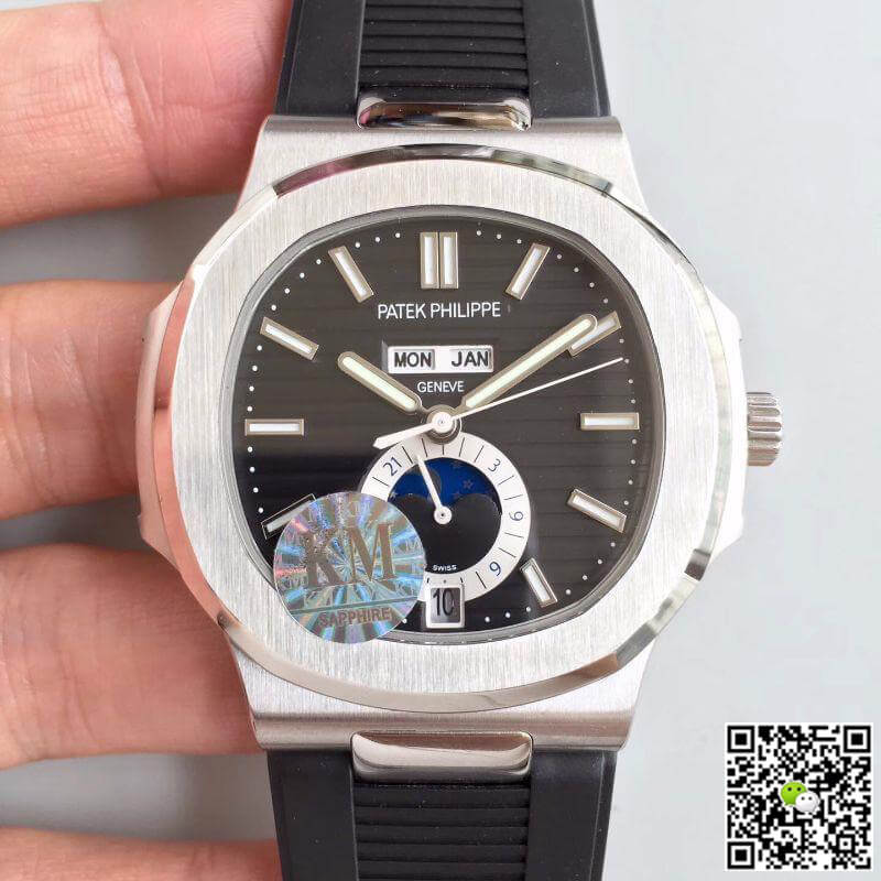 Pat*k Phi1i*pe Replica Nautilus 5726A-001 KM Factory 1:1 Best Edition Swiss ETA 324A