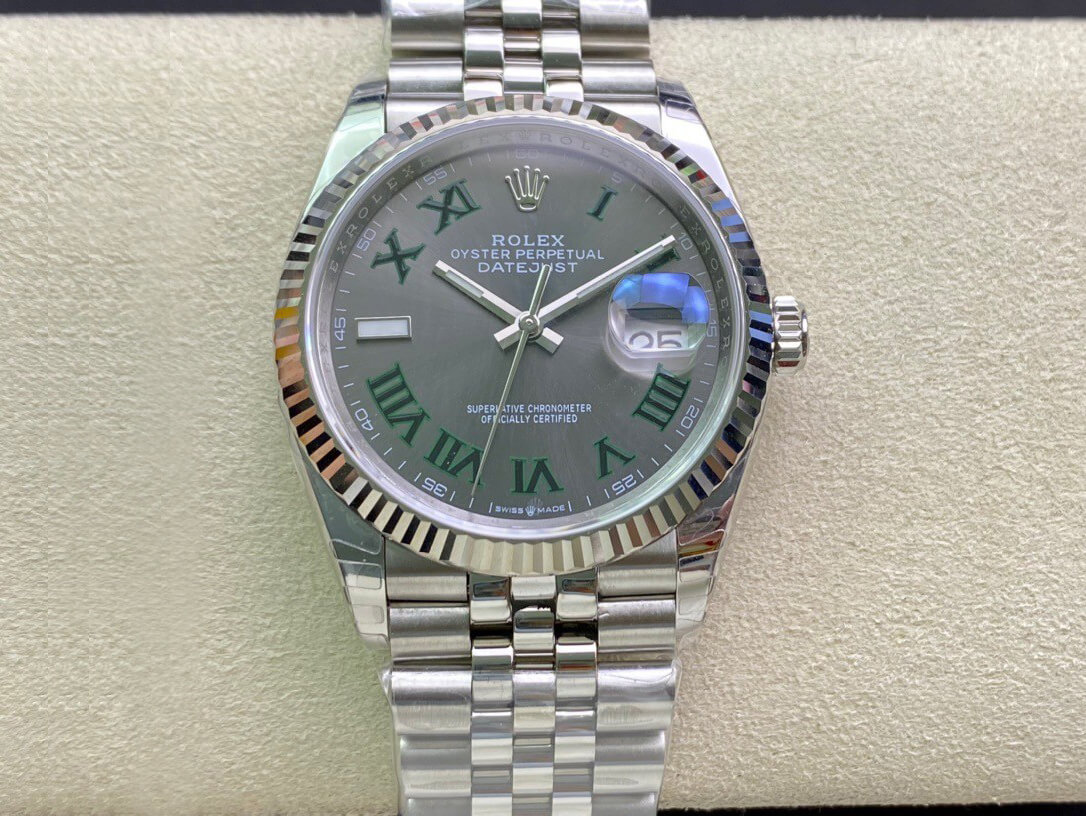 Replica R01ex Datejust M126234-0045 36MM 1:1 Best Edition EW Factory Grey Dial