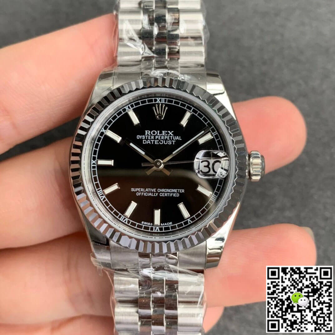 Replica R01ex Datejust M178274-0004 1:1 Best Edition GS Factory Black Dial