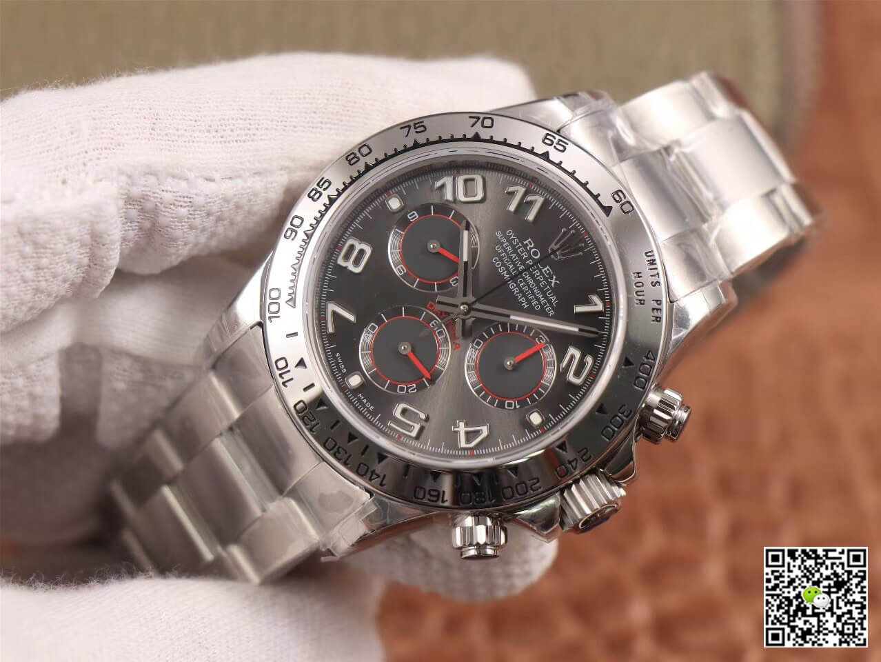 Replica R01ex Daytona Cosmograph 116509 1:1 Best Edition JH Factory Black Dial