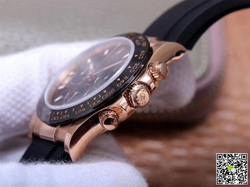 R01ex Daytona Replica M116515LN-0041 1:1 Best Edition Noob Factory Chocolate Dial Swiss ETA4130